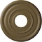 Ekena Millwork Valeriano Ceiling Medallion (Canopies up to 6 1/4"), 12 1/8"OD x 3 5/8"ID x 3/4"P, Mississippi Mud CM12VAMMF - alternate 1